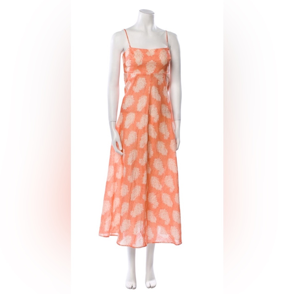 ZIMMERMANN
Devi Bandeau Coral Paisley Midi Dress - Picture 14 of 16